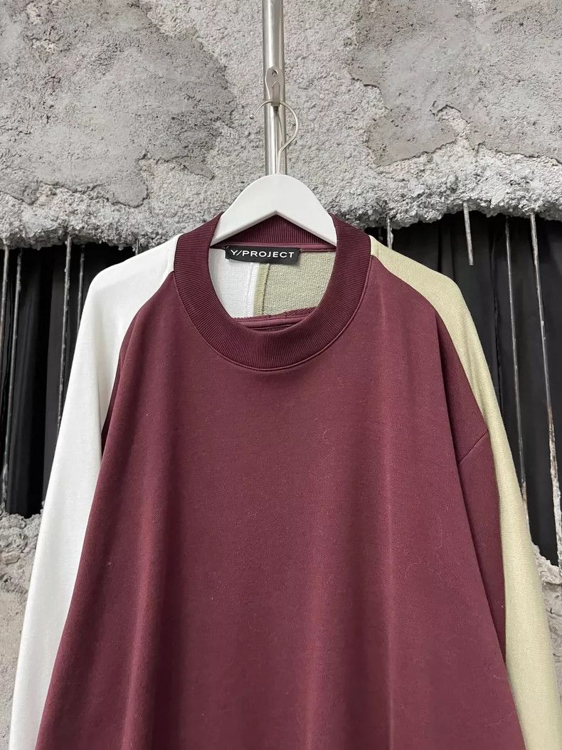 Y/Project Yproject Sweatshirt in Burgundy with Sleeves Size US XS / EU 42 / 0 - 3 Thumbnail