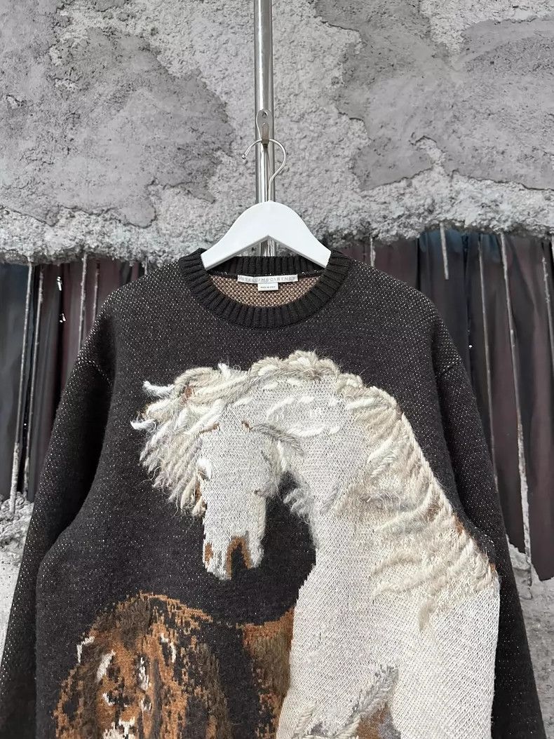 Stella McCartney Stella McCartney Embroidered Horse Sweater Size US S / EU 44-46 / 1 - 3 Thumbnail
