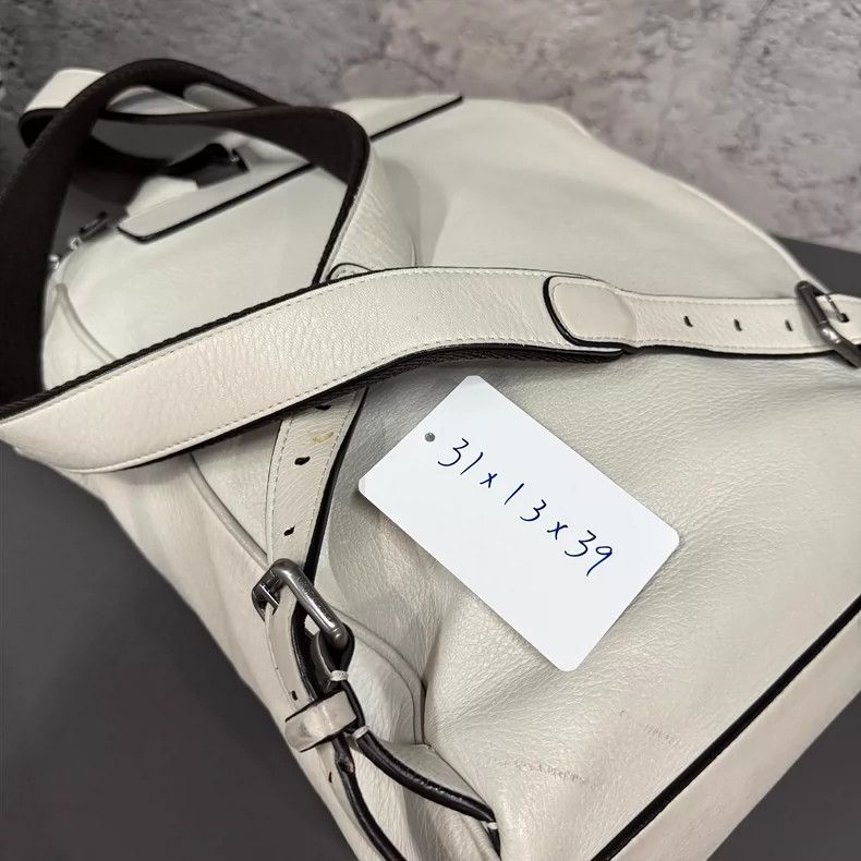 Emporio Armani Armani Leather Backpack with White Finish Size ONE SIZE - 8 Thumbnail