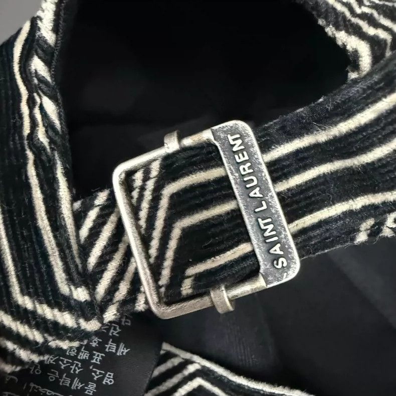 Saint Laurent Paris Saint Laurent Patterned Cap Hat Size ONE SIZE - 6 Thumbnail