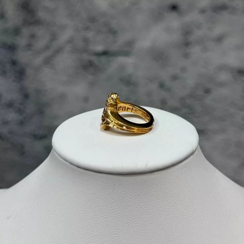 Chrome Hearts Chrome Hearts 22k Diamond Ring Size US3.5 Size ONE SIZE - 2 Thumbnail