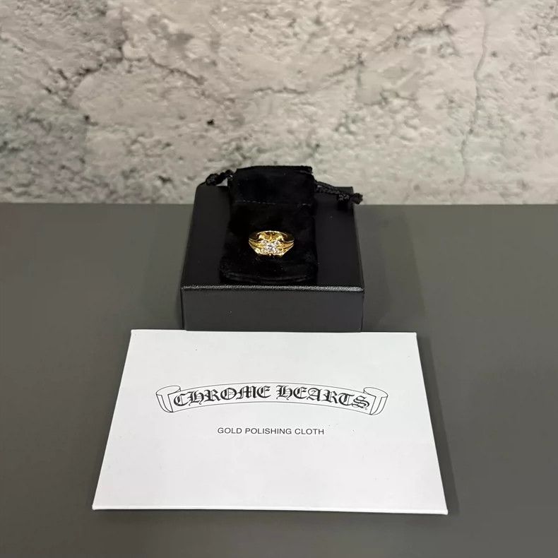 Chrome Hearts Chrome Hearts 22k Diamond Ring Size US3.5 Size ONE SIZE - 8 Thumbnail