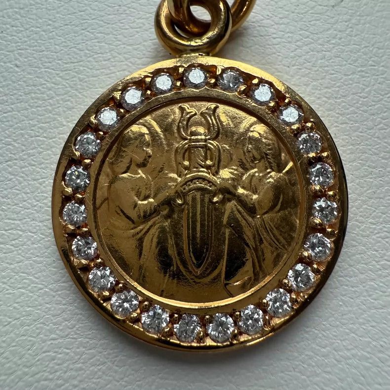 Chrome Hearts Chrome Hearts 22K Angel Pendant with Diamonds Size ONE SIZE - 3 Thumbnail