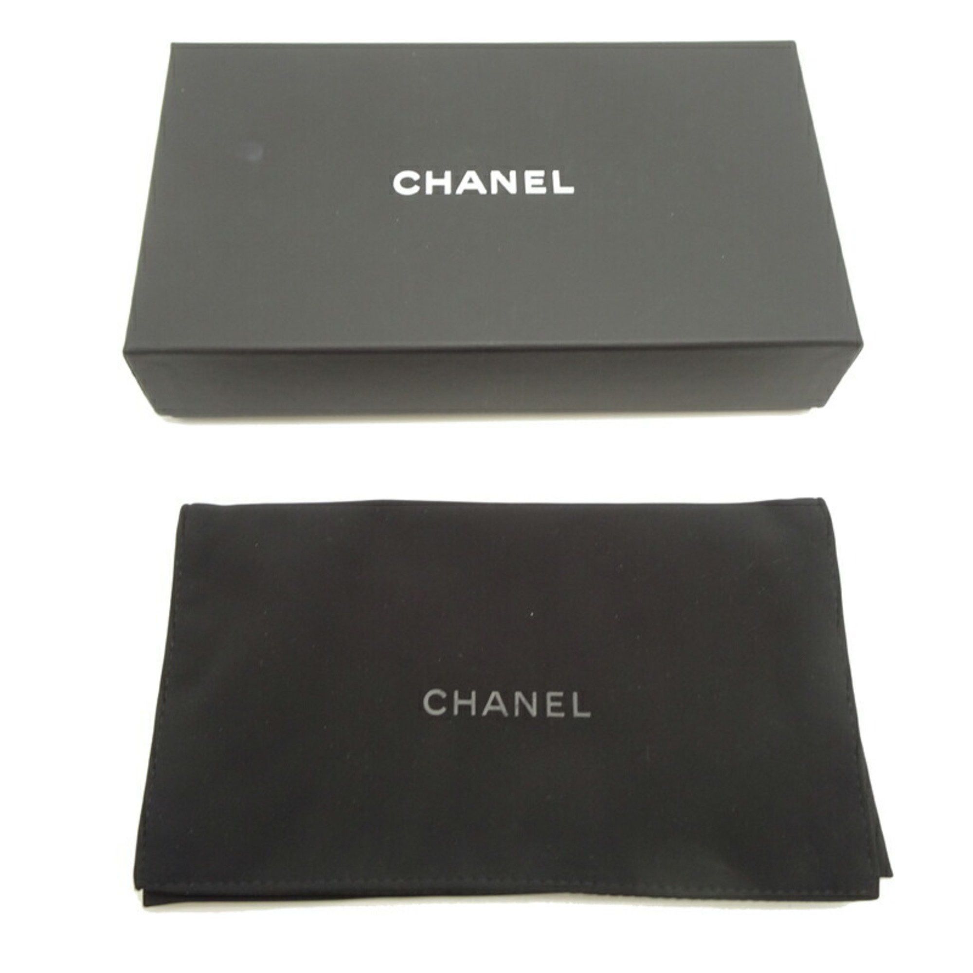 Chanel Chanel Long Wallet Women's Tri-fold AP3051 Caviar Skin White Size ONE SIZE - 10 Thumbnail