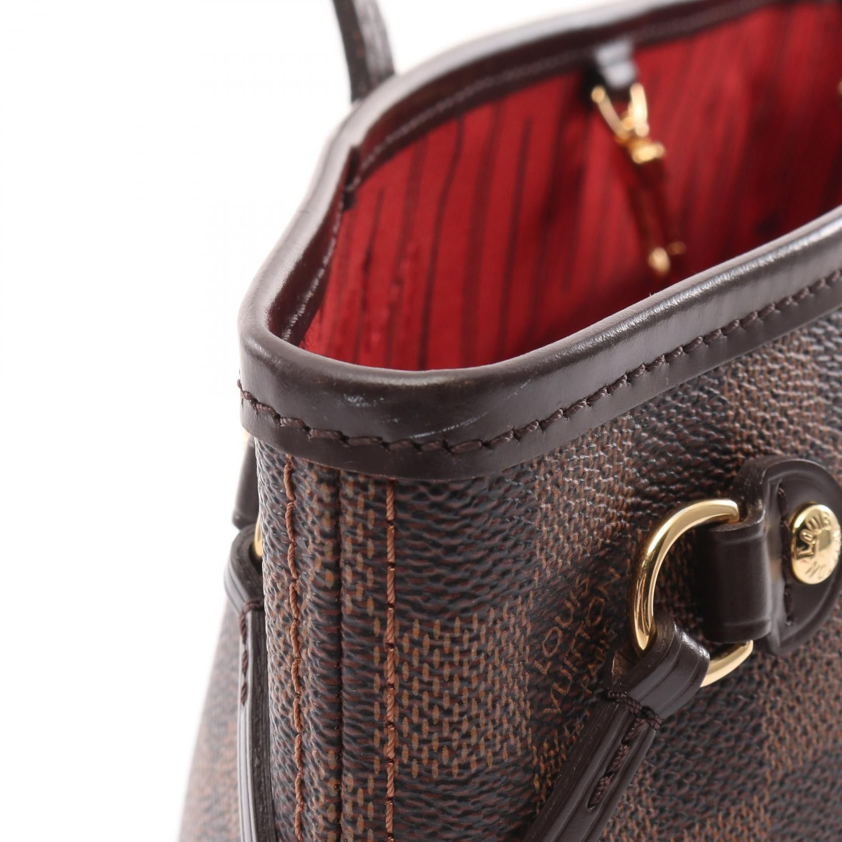 Louis Vuitton Louis Vuitton Louis Vuitton Neverfull PM Damier Coated Canvas Tote Bag Canvas Tote Bag N51109 Size ONE SIZE - 7 Thumbnail