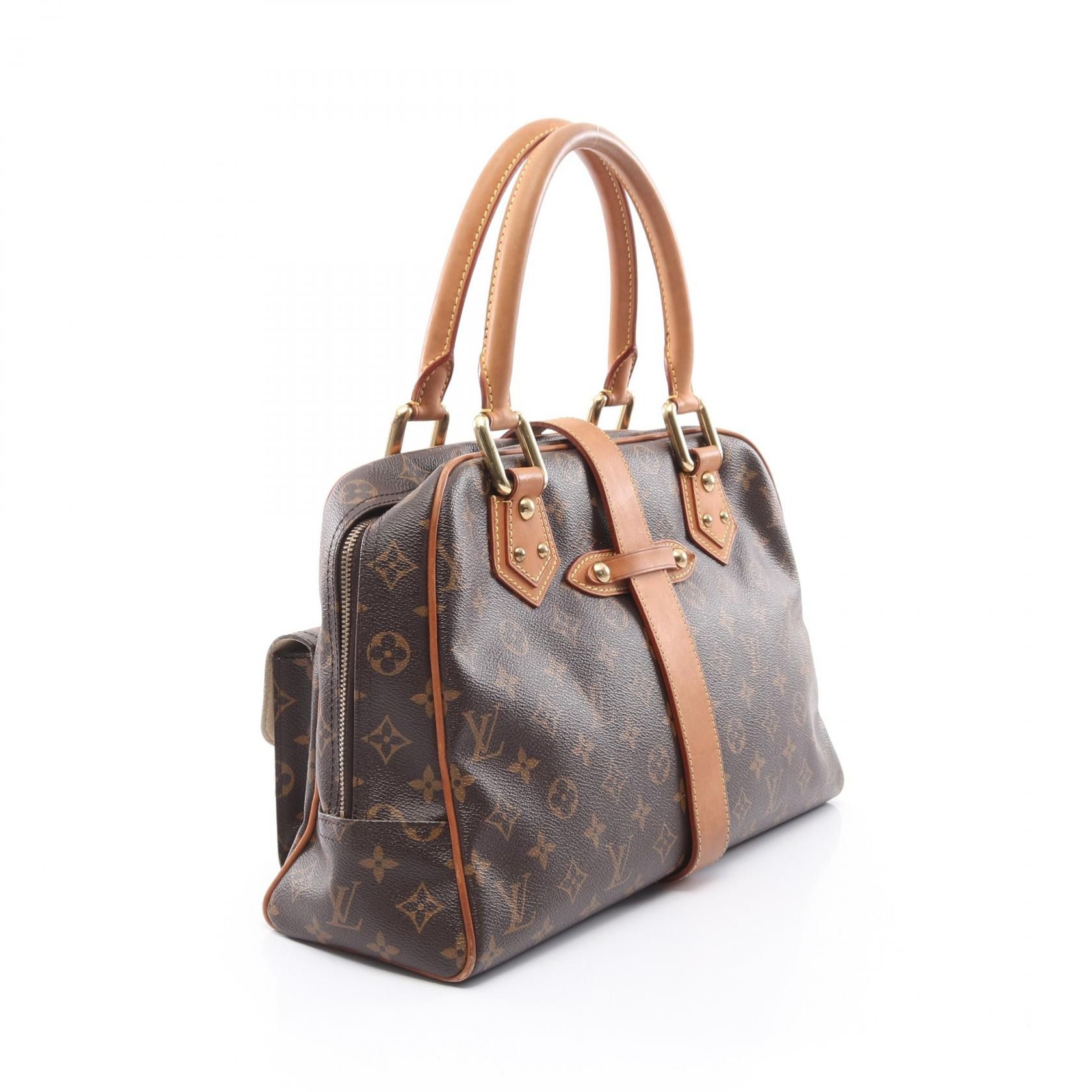 Louis Vuitton Louis Vuitton Louis Vuitton Manhattan GM Monogram Handbag Canvas Handbag M40025 Size ONE SIZE - 2 Thumbnail