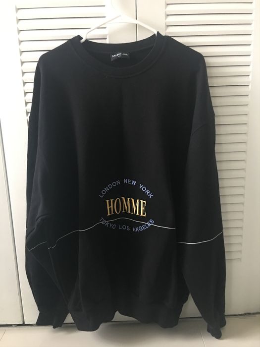 Homme sweatshirt outlet balenciaga