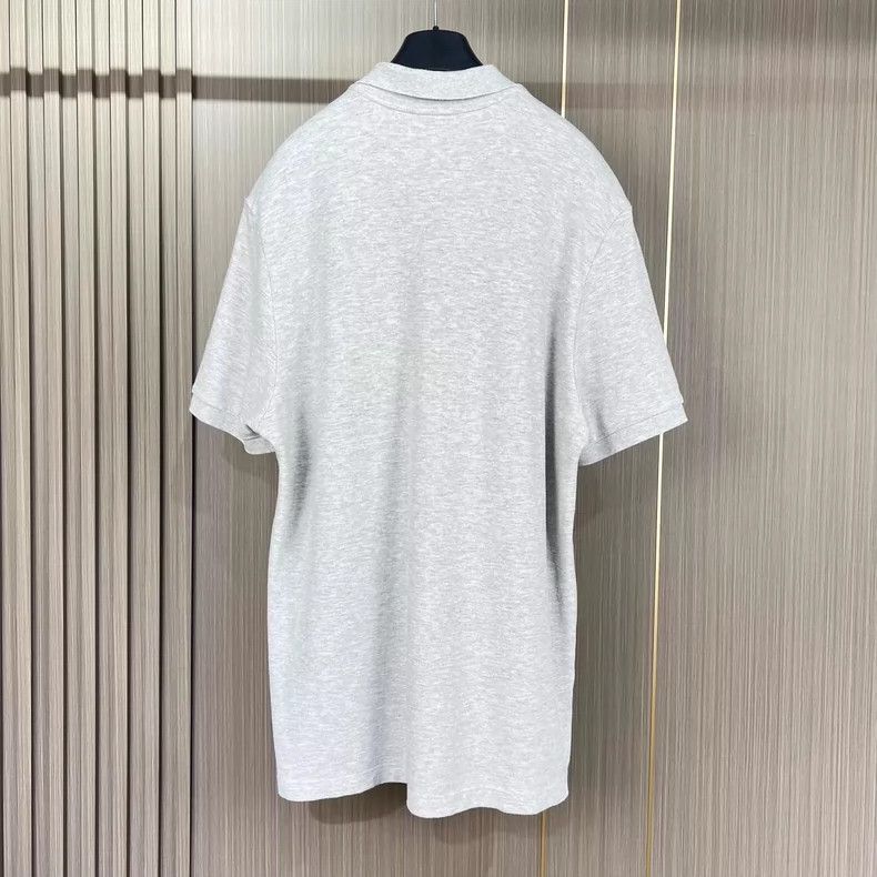 Dior Dior Gray Embroidered CD Letter Polo Shirt Size US XXL / EU 58 / 5 - 2 Thumbnail