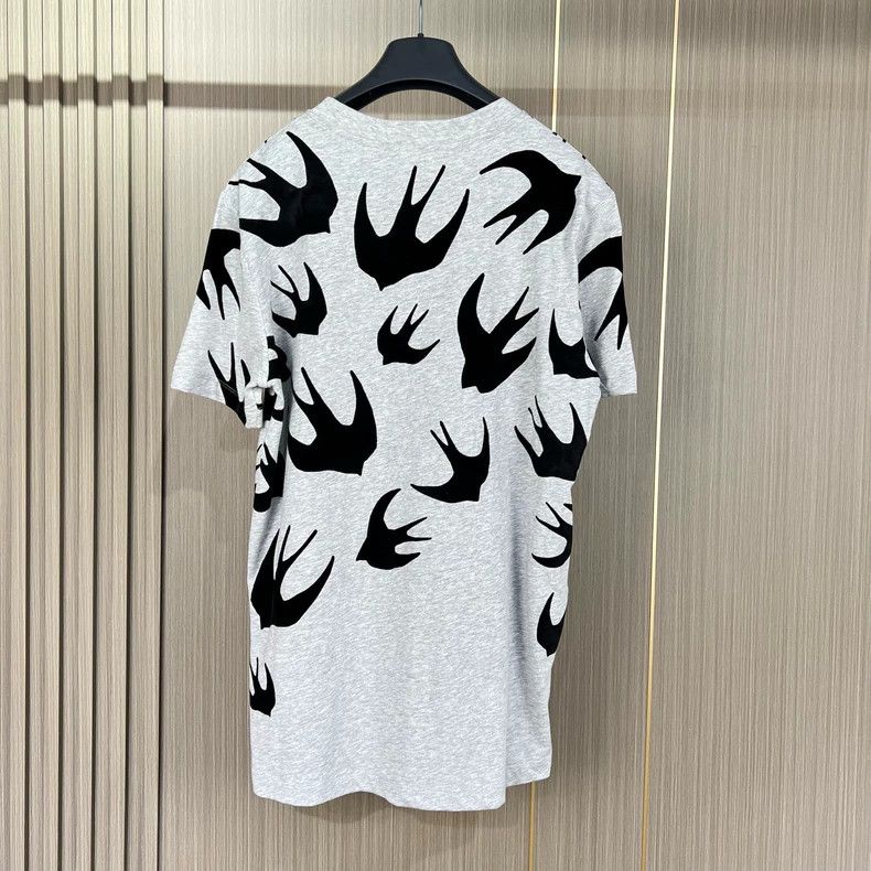Alexander McQueen Alexander McQueen Short Sleeve T-Shirt with Swallows Size US S / EU 44-46 / 1 - 2 Thumbnail