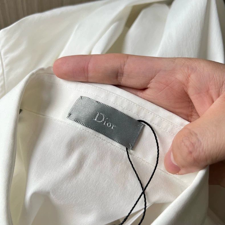 Dior Dior Embroidered Rose Letter Long Sleeve Shirt Size US M / EU 48-50 / 2 - 5 Thumbnail