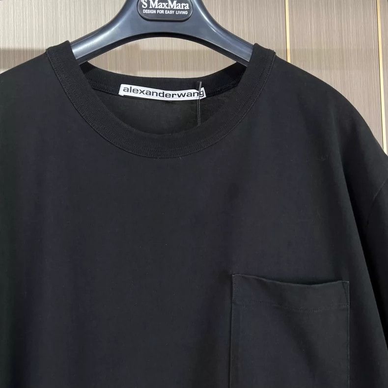Alexander Wang Alexander Wang Short Sleeve Embroidered Pocket T-Shirt Size US L / EU 52-54 / 3 - 3 Thumbnail