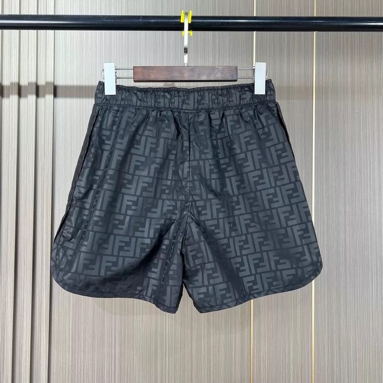 Fendi Fendi Black Logo Print Shorts Size M Size US 28 / EU 44 - 2 Thumbnail