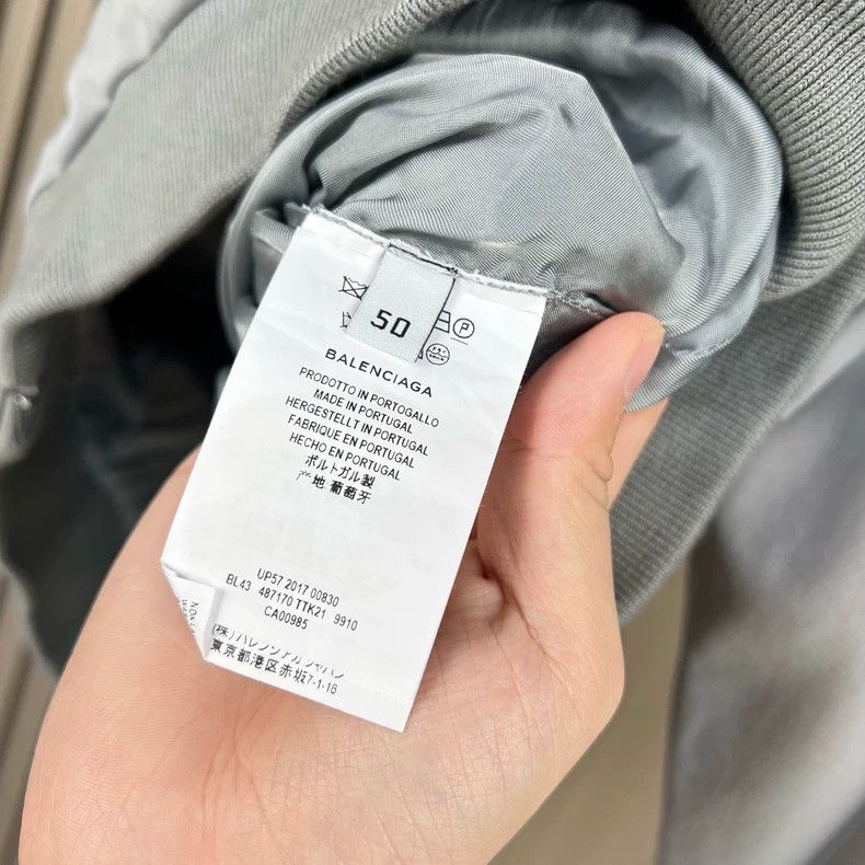 Balenciaga Balenciaga Gray Zip Jacket Size 50 Size US L / EU 52-54 / 3 - 5 Thumbnail