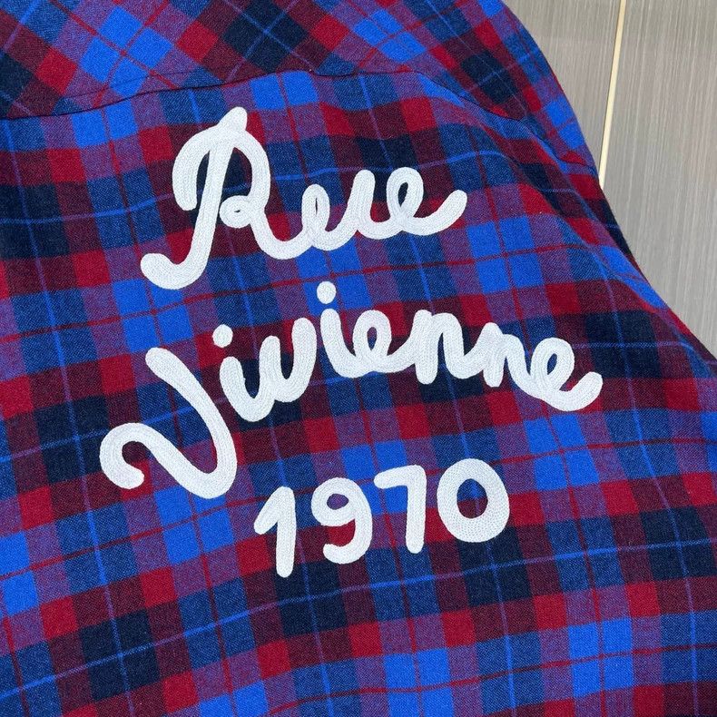 Kenzo Kenzo Embroidered Plaid Long Sleeve Shirt Size US M / EU 48-50 / 2 - 5 Thumbnail