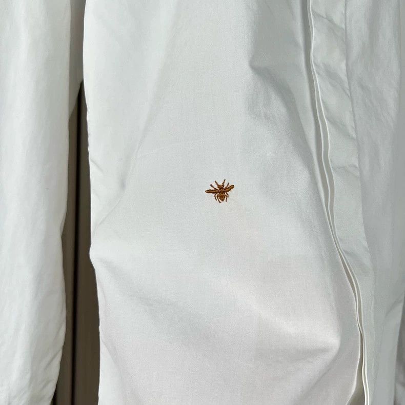 Dior Dior Embroidered Bee Long Sleeve Shirt Size US M / EU 48-50 / 2 - 4 Thumbnail