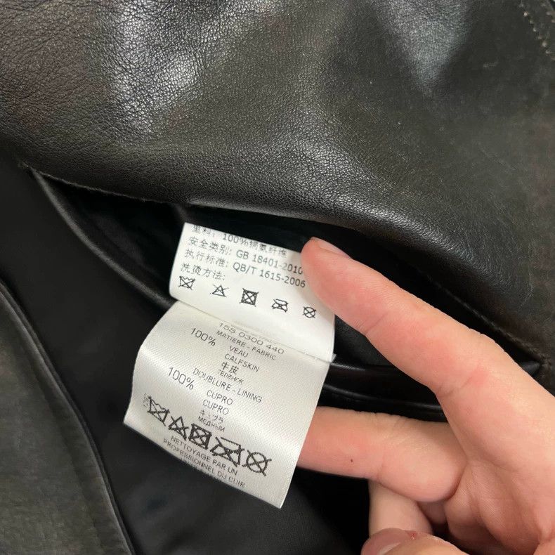 Givenchy Givenchy Leather Biker Jacket with Double Zippers Size US L / EU 52-54 / 3 - 6 Thumbnail