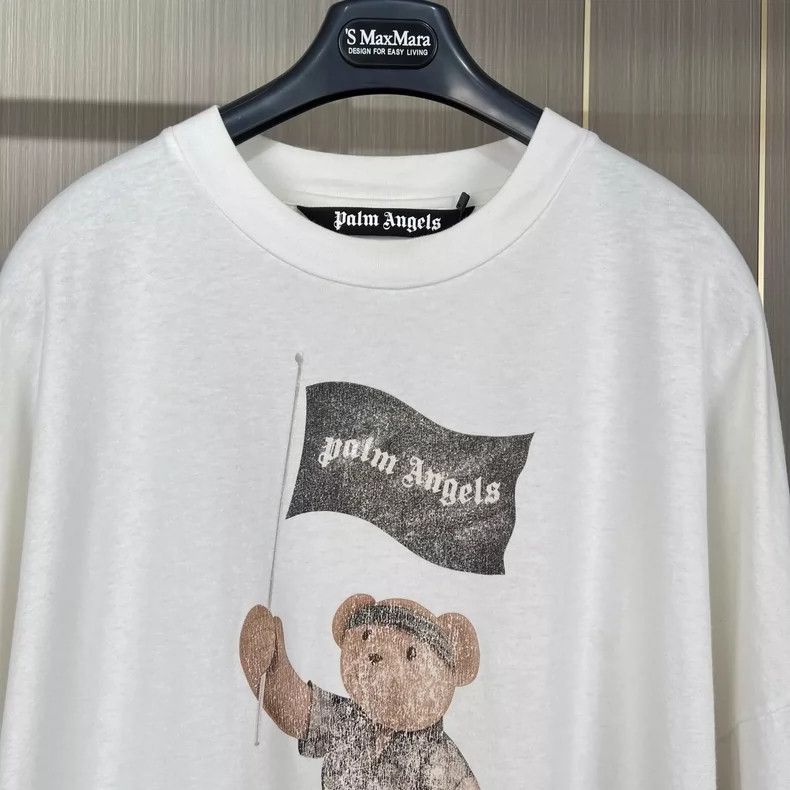 Palm Angels Palm Angels Bear Graphic Short Sleeve Shirt Size US S / EU 44-46 / 1 - 3 Thumbnail