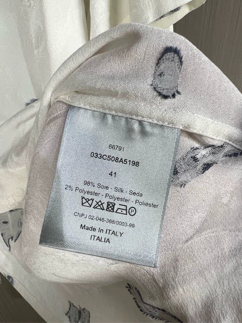 Dior Dior x Kenny Silk Ocean Shirt Size US M / EU 48-50 / 2 - 7 Thumbnail