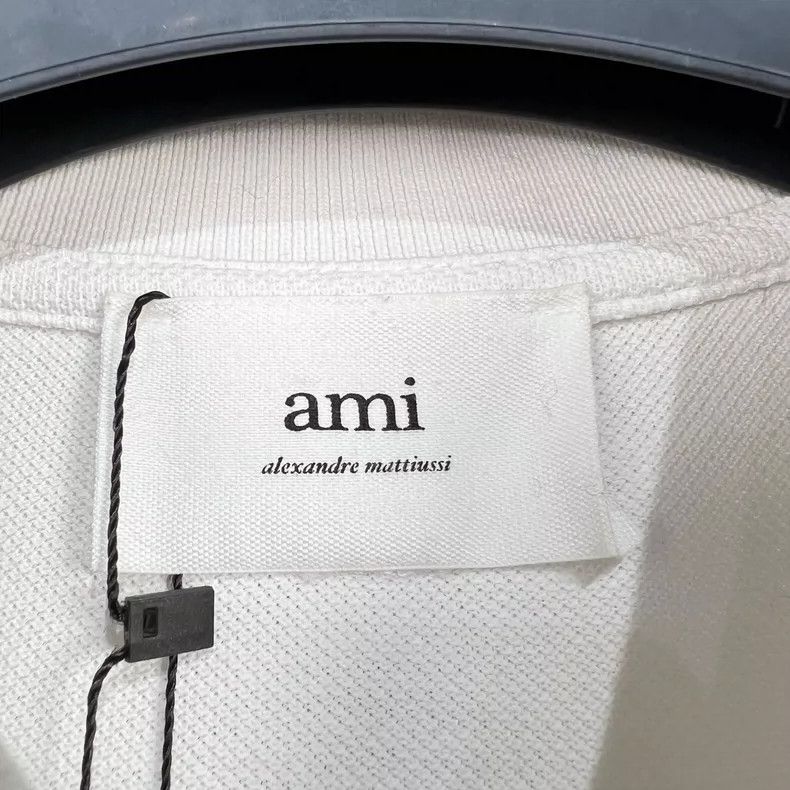 AMI Ami Embroidered Heart Short Sleeve Polo Size US M / EU 48-50 / 2 - 5 Thumbnail