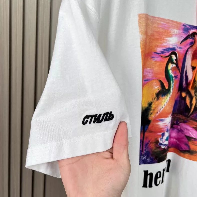 Heron Preston Heron Preston Crane Logo Short Sleeve T-Shirt Size US L / EU 52-54 / 3 - 4 Thumbnail