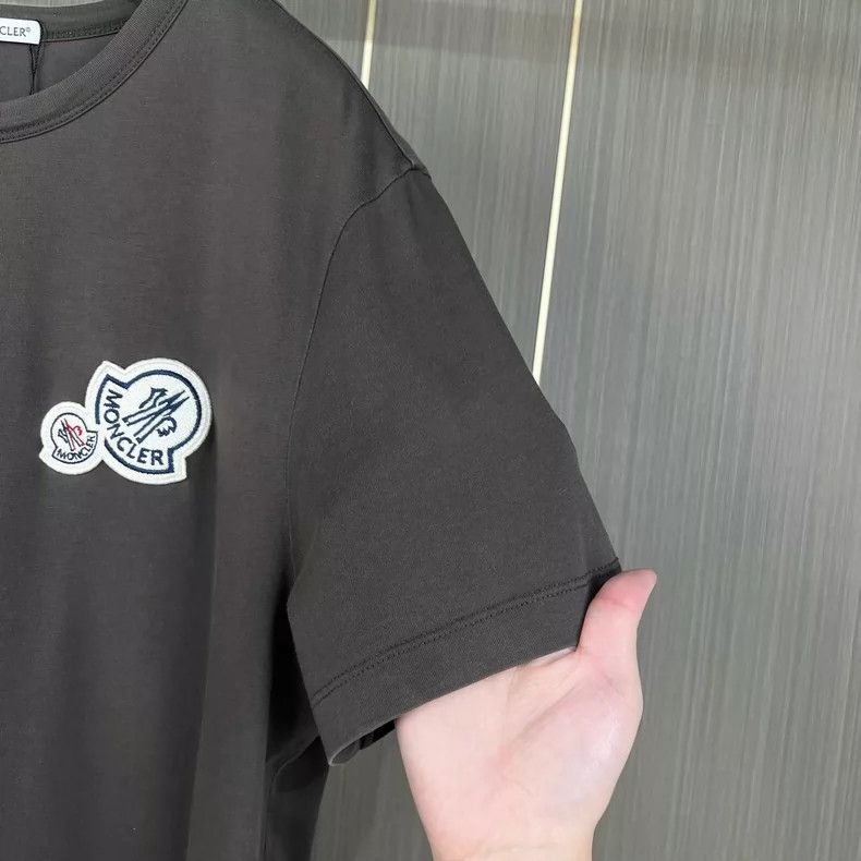 Moncler Moncler Olive Green Short Sleeve T-Shirt Size US XL / EU 56 / 4 - 4 Thumbnail