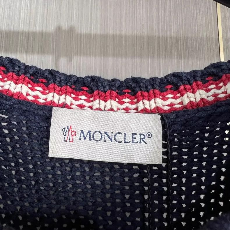 Moncler Moncler Anchor Embroidered Knit Sweater Size M Size US M / EU 48-50 / 2 - 5 Thumbnail