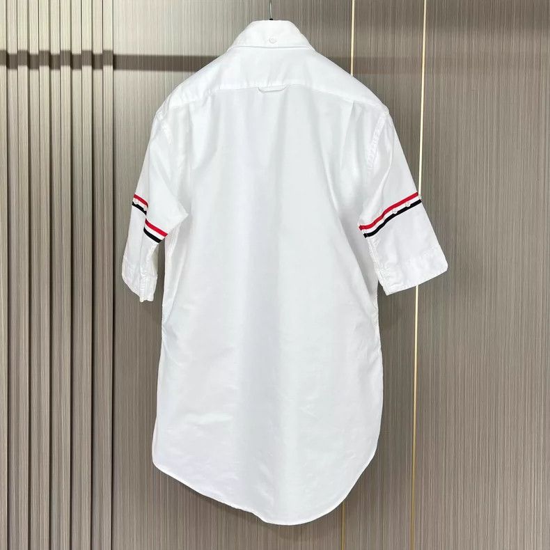 Thom Browne Thom Browne Short Sleeve Shirt with Stripes Size US M / EU 48-50 / 2 - 2 Thumbnail