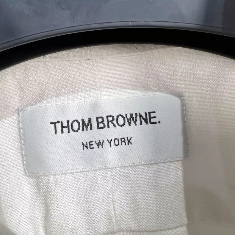 Thom Browne Thom Browne Short Sleeve Shirt with Stripes Size US M / EU 48-50 / 2 - 7 Thumbnail