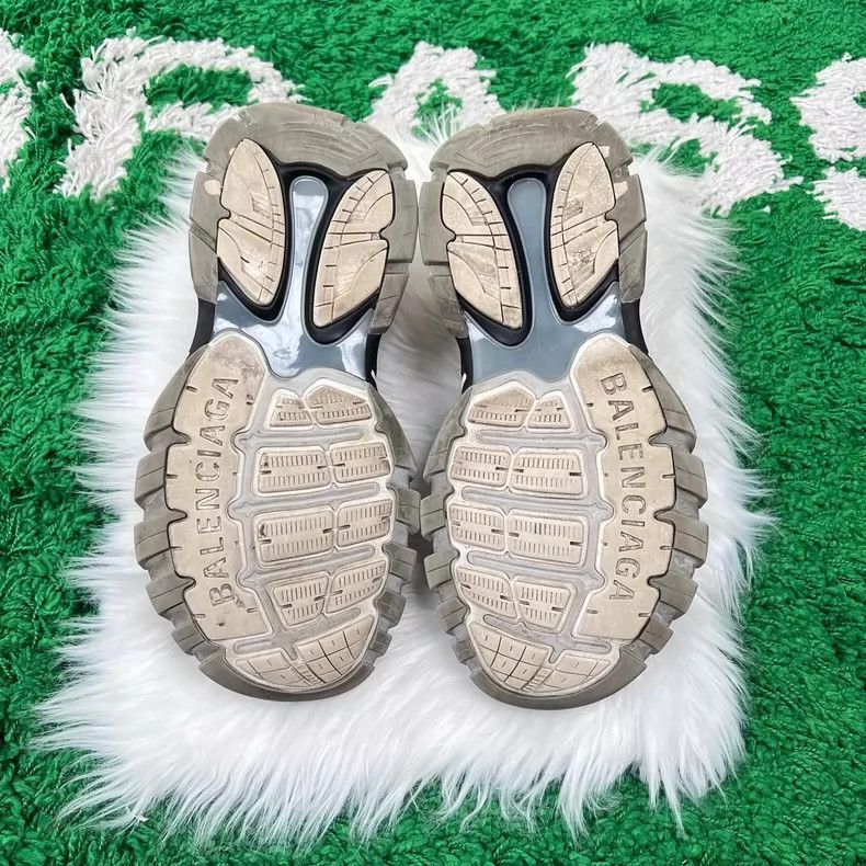 Balenciaga Balenciaga Black Gray Track Sandals Size 42 Size US 9 / EU 42 - 6 Thumbnail