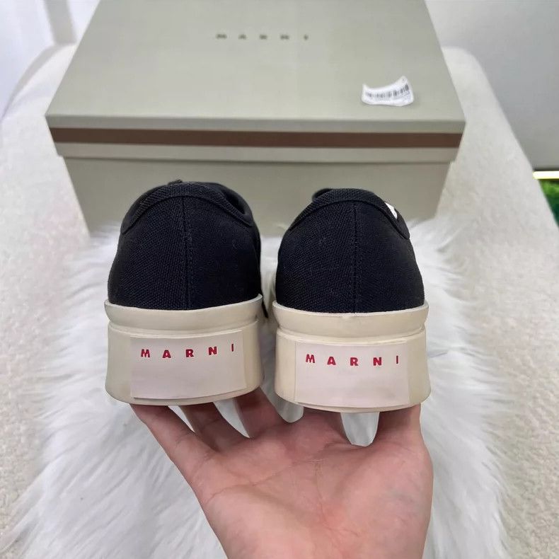 Marni Marni Black Canvas Sneakers Size 42 Size US 9 / EU 42 - 3 Thumbnail