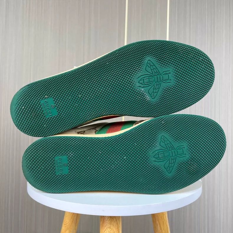 Gucci Gucci Vintage Sneakers with Green and Red Stripes Size US 7 / EU 40 - 6 Thumbnail