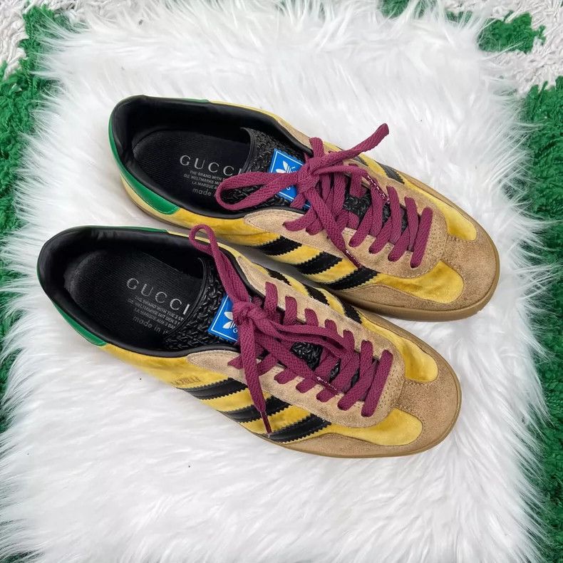 Gucci Gucci Adidas Collaboration Casual Sneakers Size 40.5 Size US 8.5 / EU 41-42 - 5 Thumbnail