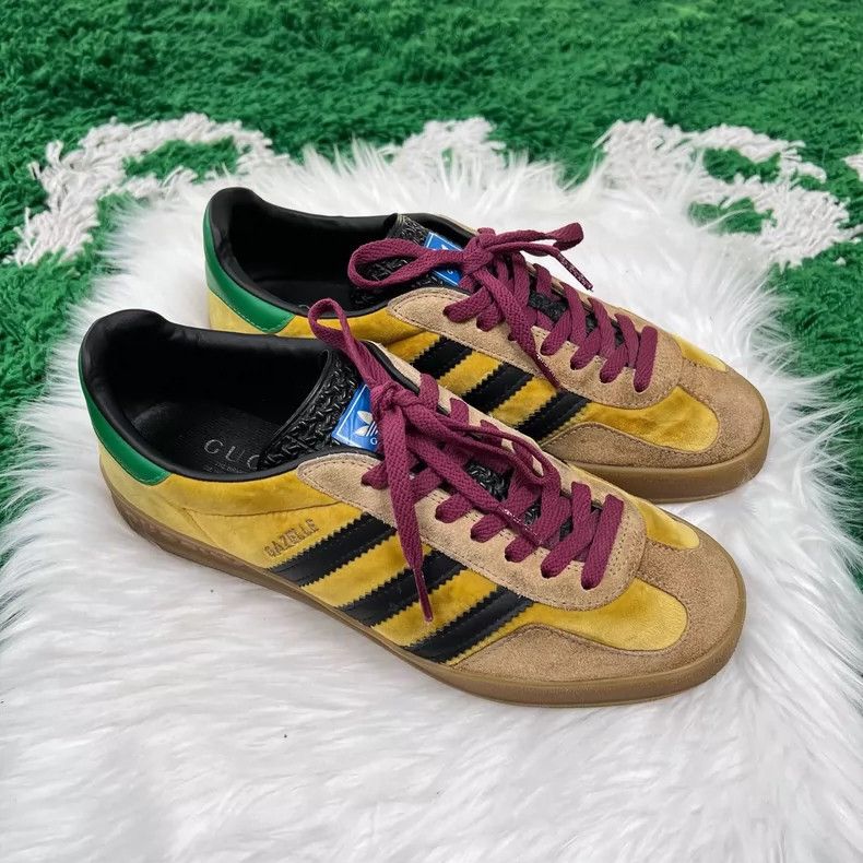 Gucci Gucci Adidas Collaboration Casual Sneakers Size 40.5 Size US 8.5 / EU 41-42 - 4 Thumbnail