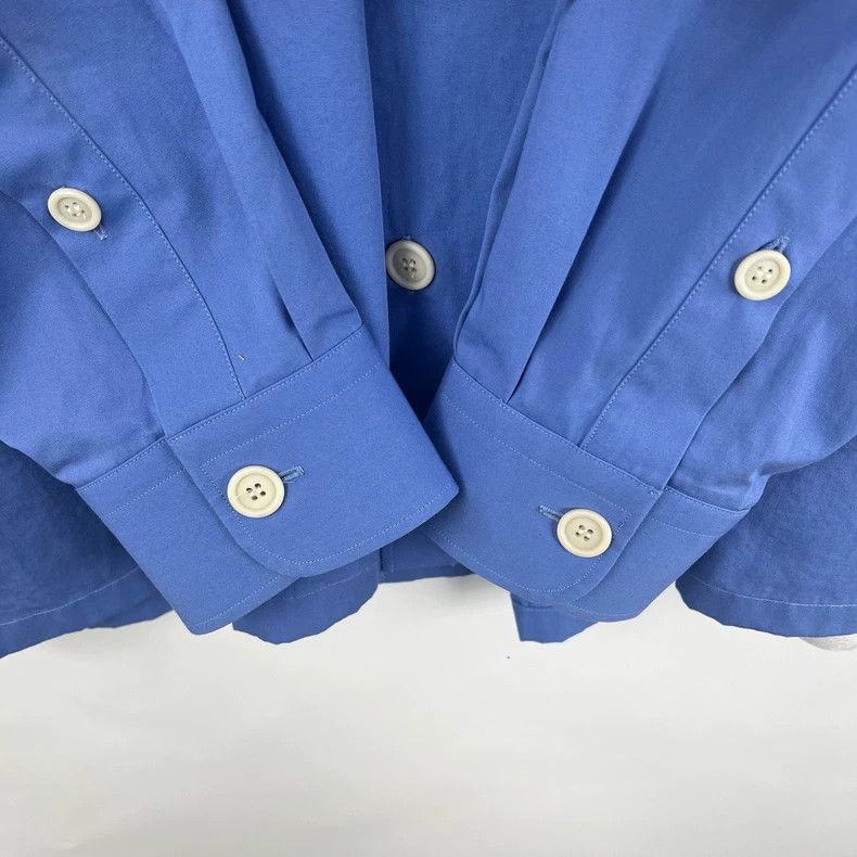Gucci Gucci Blue Long Sleeve Shirt with Logo Size US L / EU 52-54 / 3 - 6 Thumbnail