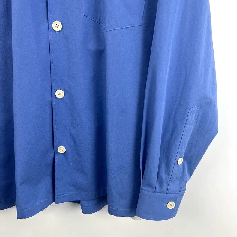 Gucci Gucci Blue Long Sleeve Shirt with Logo Size US L / EU 52-54 / 3 - 5 Thumbnail