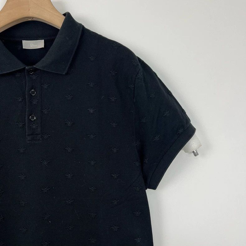 Dior Dior Embroidered Short Sleeve Polo Shirt Size US XL / EU 56 / 4 - 5 Thumbnail