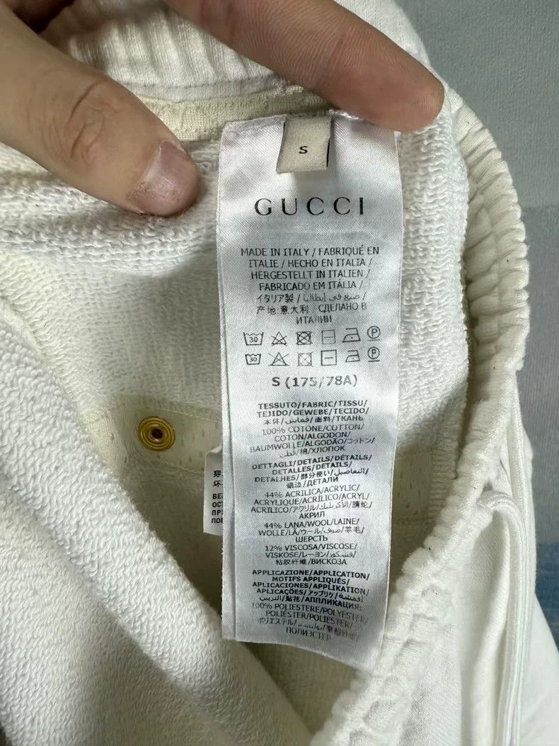 Gucci White Gucci Shorts with Red Green Stripes Size US 27 - 4 Thumbnail