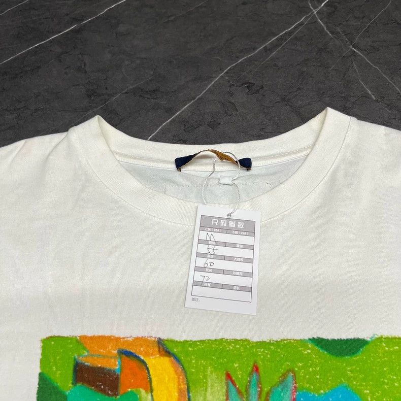 Louis Vuitton Louis Vuitton Cartoon Graffiti Short Sleeve Shirt Size US M / EU 48-50 / 2 - 7 Thumbnail