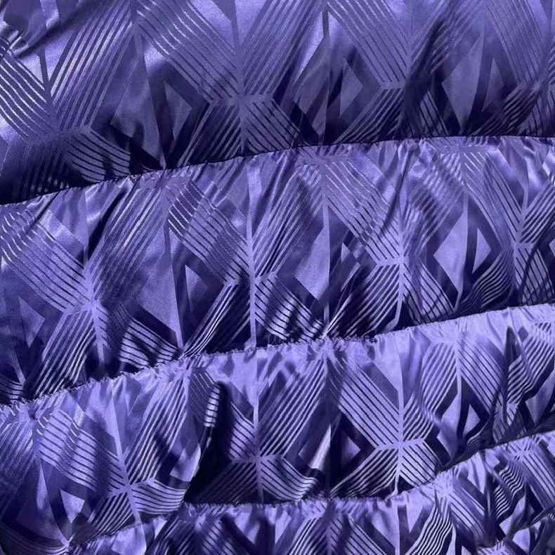 Dior Dior Purple Geometric Down Jacket Size US L / EU 52-54 / 3 - 5 Thumbnail
