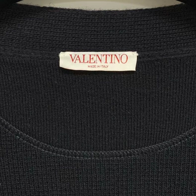 Valentino Valentino Butterfly Embroidered Cardigan Sweater Size US S / EU 44-46 / 1 - 2 Thumbnail
