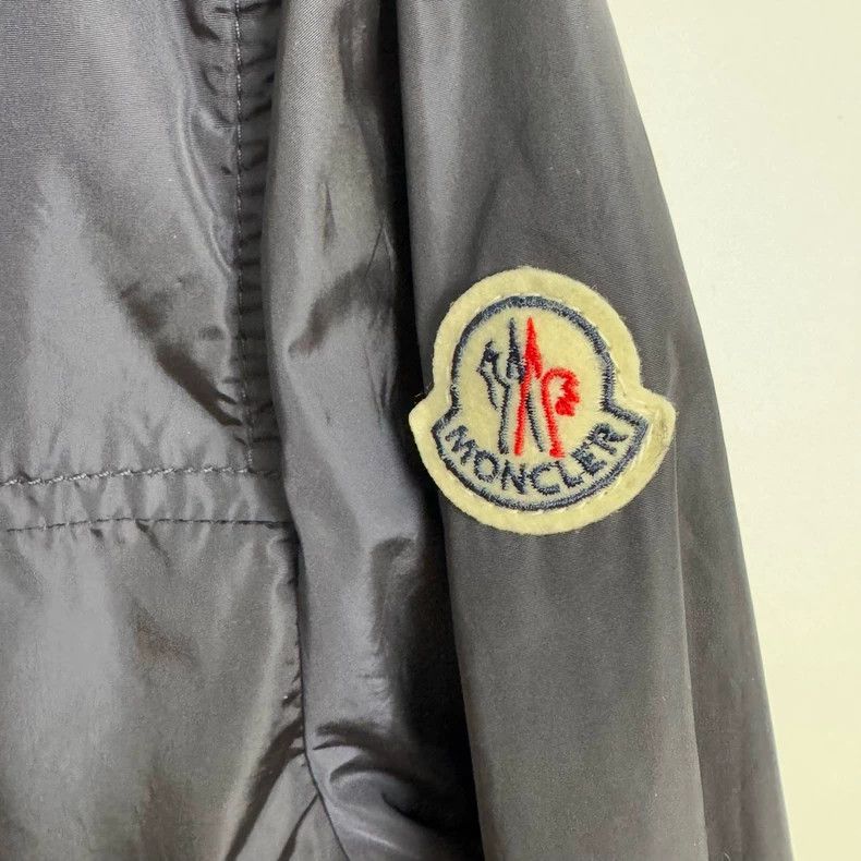 Moncler Moncler Navy Logo Cotton Jacket Size 3 Size US L / EU 52-54 / 3 - 2 Thumbnail