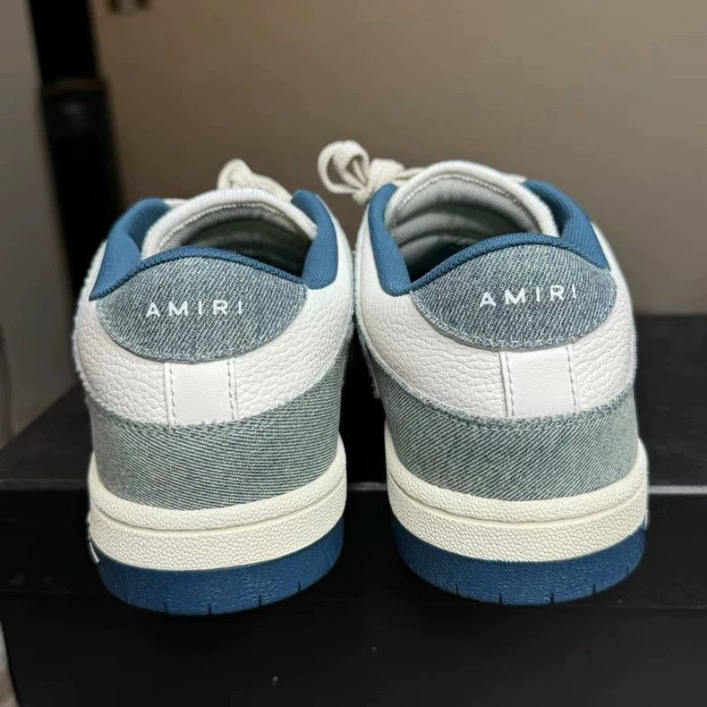 Amiri Amiri Denim Blue Sneakers Size 42 Size US 9 / EU 42 - 3 Thumbnail