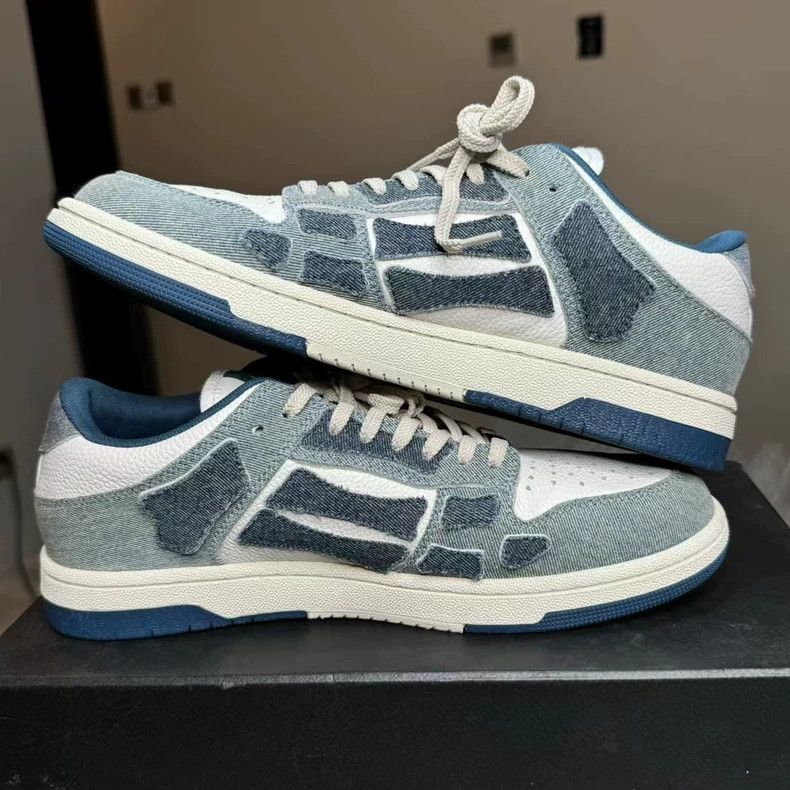 Amiri Amiri Denim Blue Sneakers Size 42 Size US 9 / EU 42 - 4 Thumbnail