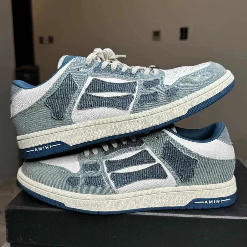 Amiri Amiri Denim Blue Sneakers Size 42 Size US 9 / EU 42 - 5 Thumbnail