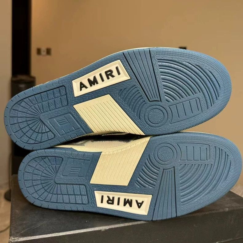 Amiri Amiri Denim Blue Sneakers Size 42 Size US 9 / EU 42 - 6 Thumbnail