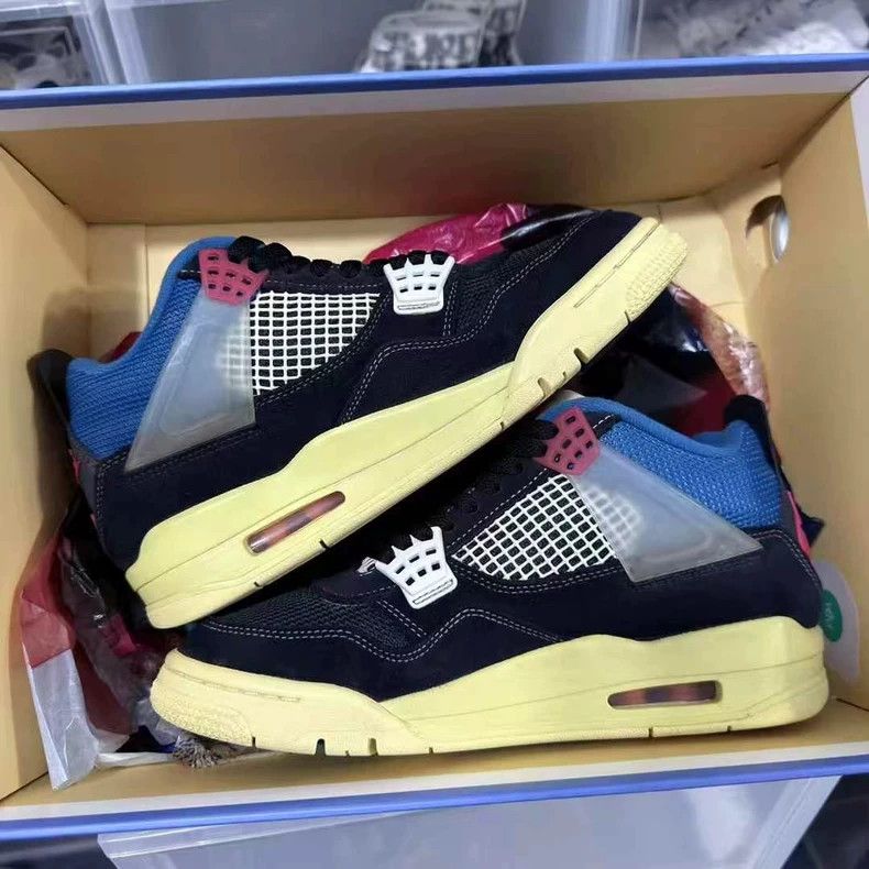 Louis Vuitton AJ4 Union Black and Blue Sneakers Size US 8.5 / EU 41-42 - 2 Thumbnail