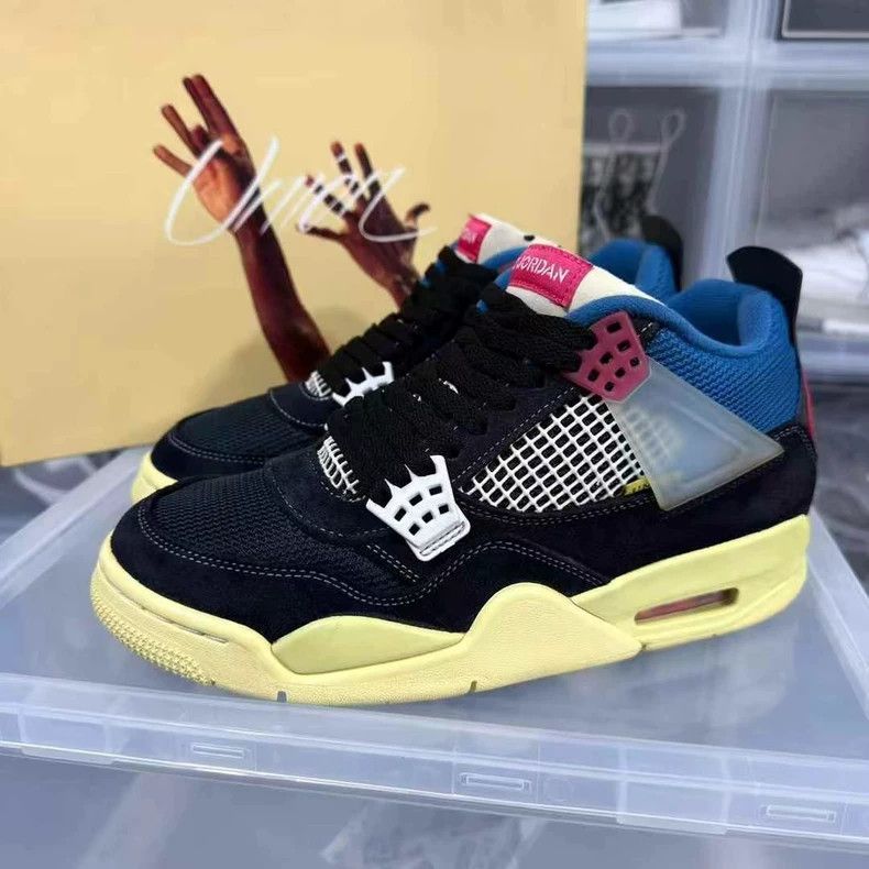 Louis Vuitton AJ4 Union Black and Blue Sneakers Size US 8.5 / EU 41-42 - 5 Thumbnail