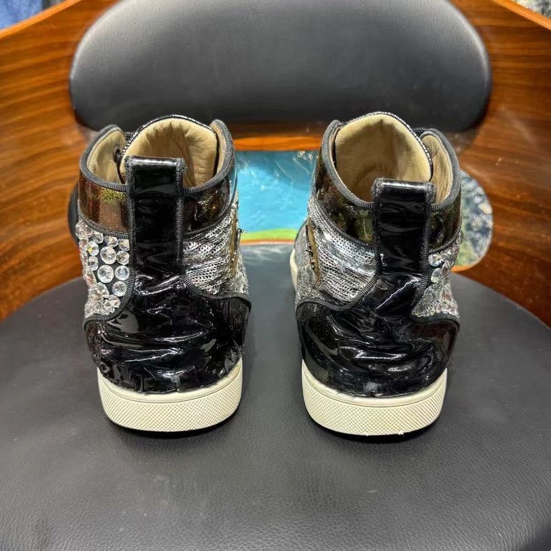 Balenciaga High-Top Sneakers with Rhinestones and Studs Size US 9 / EU 42 - 3 Thumbnail