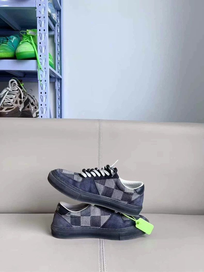 Louis Vuitton Louis Vuitton Ollie Black Gray Sneakers Size 41.5 Size US 9.5 / EU 42-43 - 5 Thumbnail