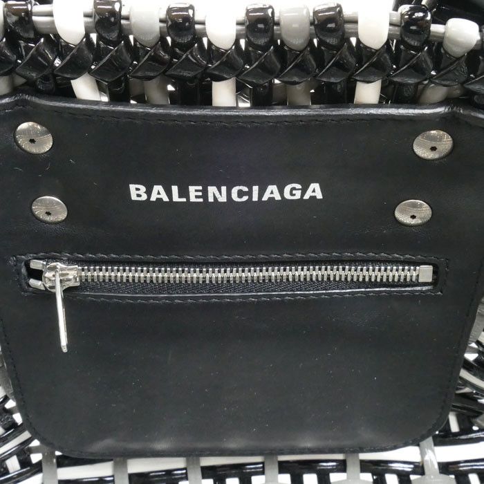 Balenciaga Balenciaga Balenciaga Bistro Basket Bag 2way bag Enamel Shoulder Bag 671342 2IE6Y Size ONE SIZE - 6 Thumbnail